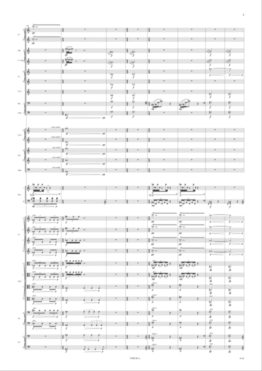Les Chasseurs Dans La Neige D'Apres Bruegel Orchestra scores gallery preview page 4