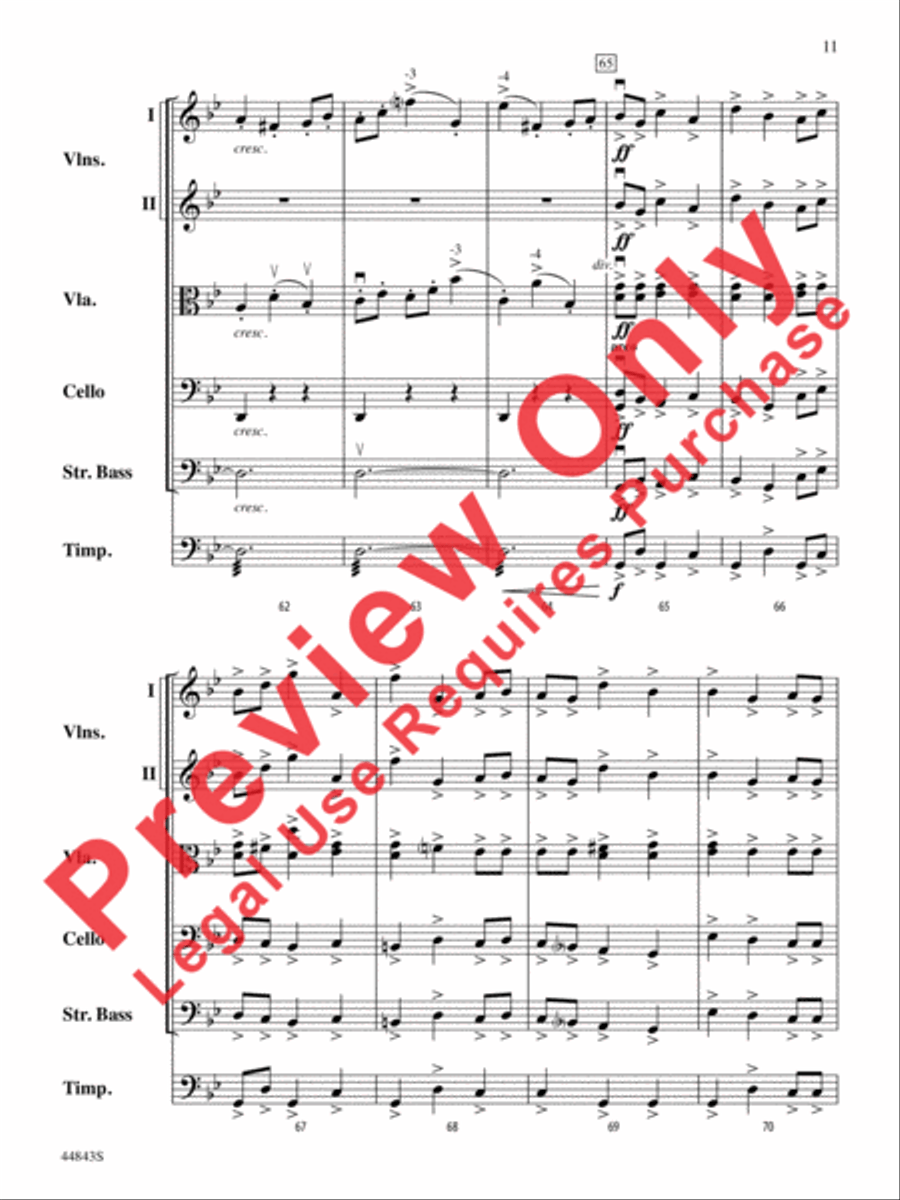 Enigma Variations String Orchestra scores gallery preview page 27