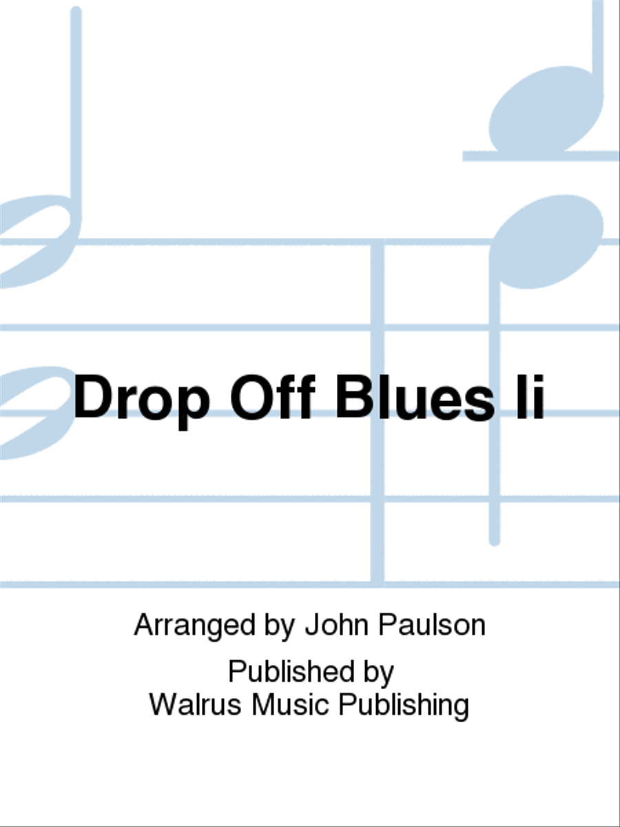 Drop Off Blues Ii Big Band scores gallery preview page 1