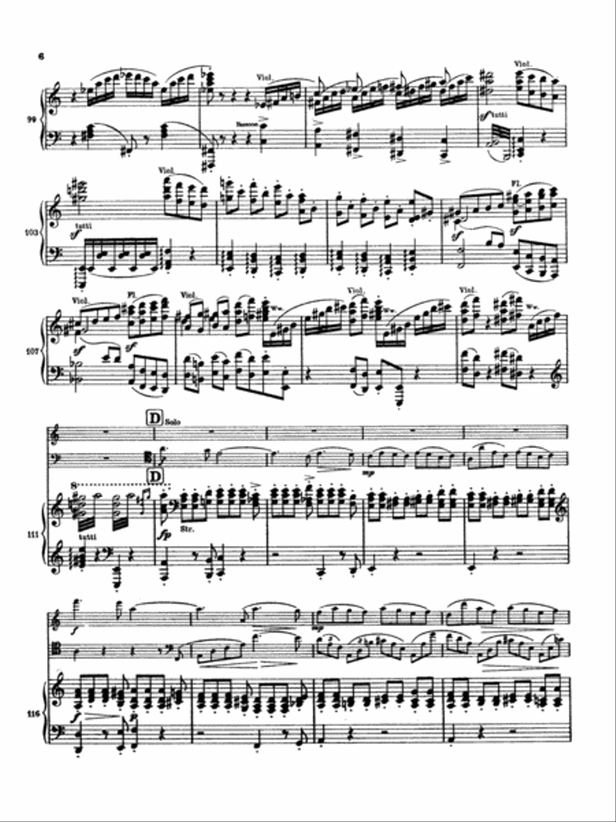 Brahms: Double Concerto in A Minor, Op. 102 Piano scores gallery preview page 6