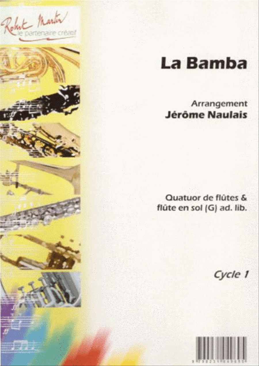 La Bamba, 4 flûtes Flute scores gallery preview page 1