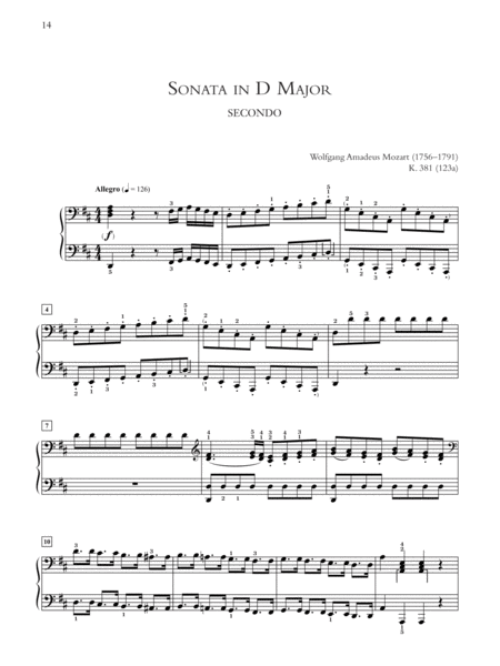 Sonatas for One Piano, Four Hands