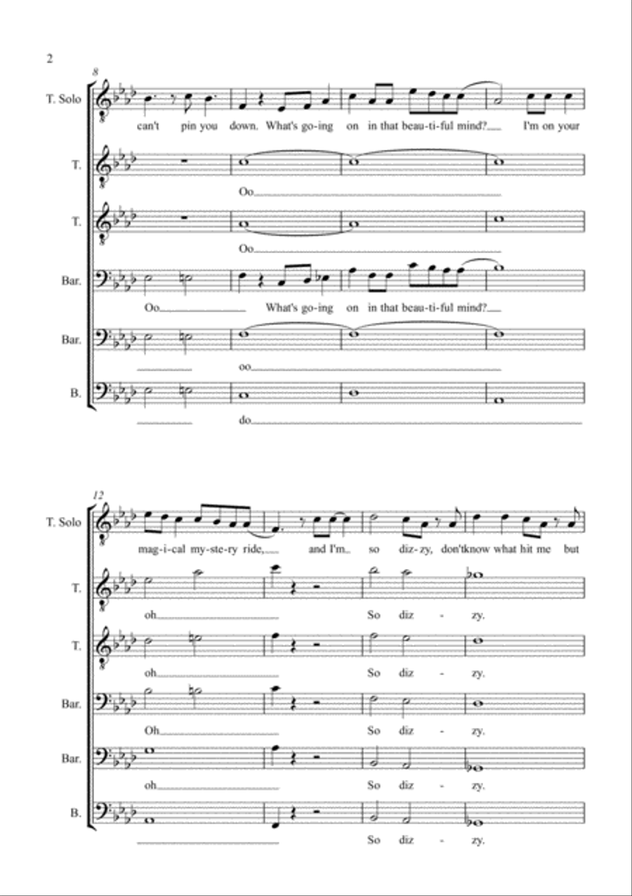 All Of Me All Of Me TTBB scores gallery preview page 2