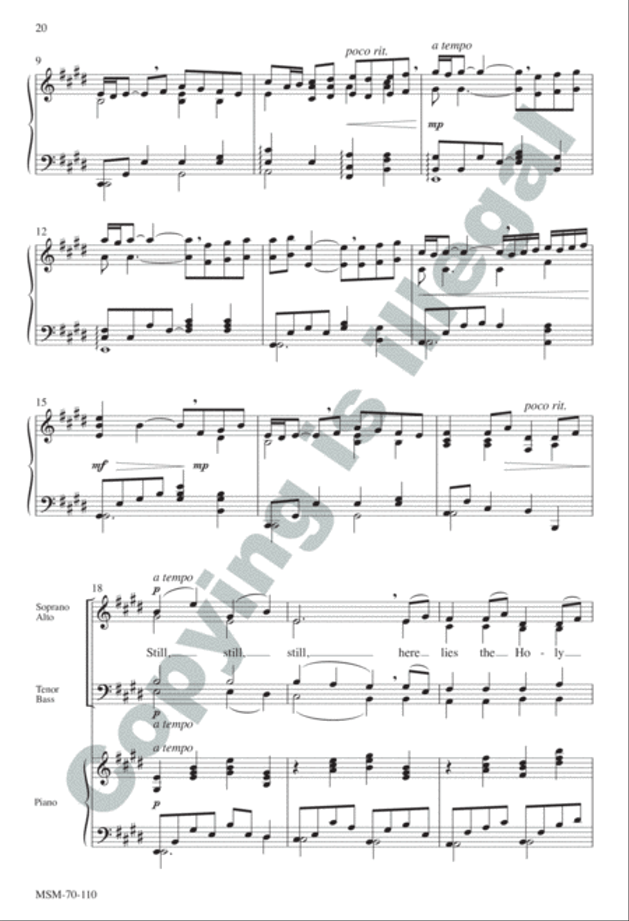 A Carol Suite SSATBB scores gallery preview page 20