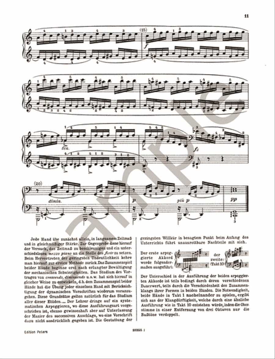 60 Studies for Piano, Selected and ed. by Hans von Bülow Piano Method scores gallery preview page 8