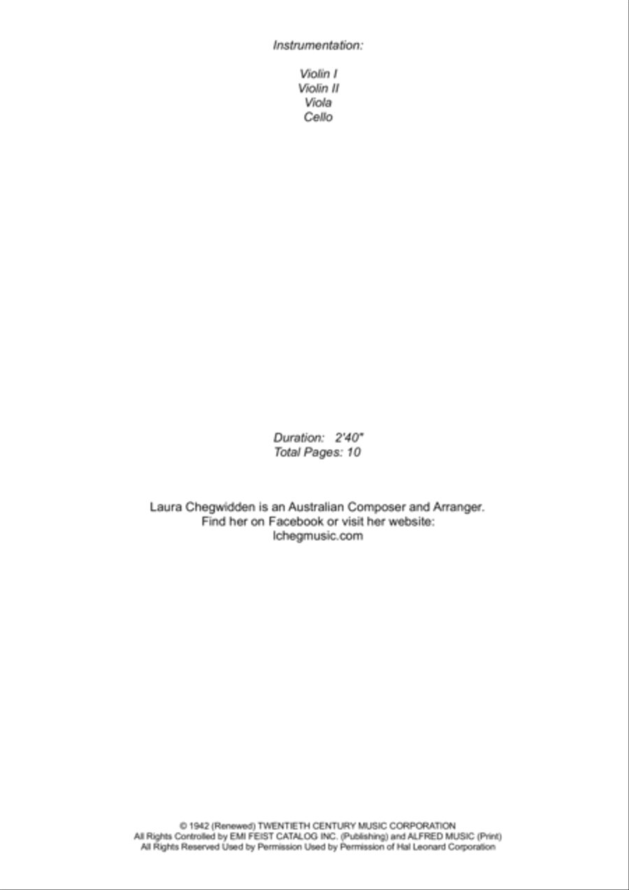 At Last String Quartet scores gallery preview page 2