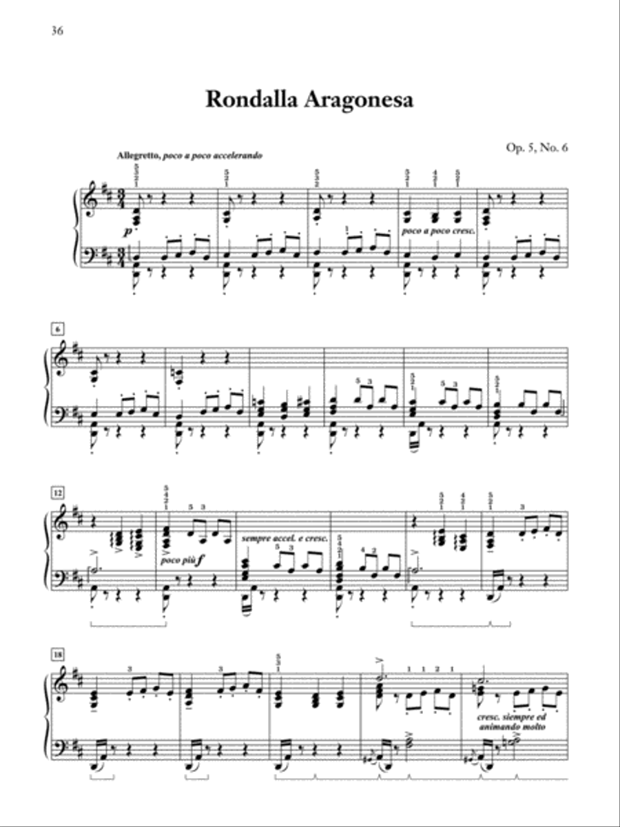 Twelve Spanish Dances, Op. 5 Small Ensemble scores gallery preview page 3