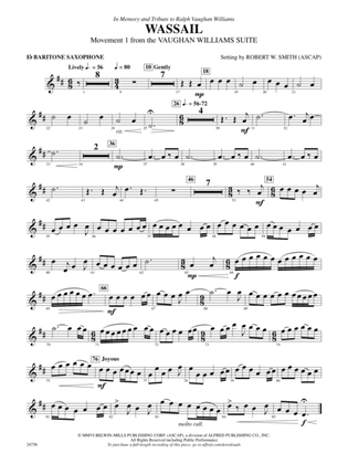 Wassail: E-flat Baritone Saxophone