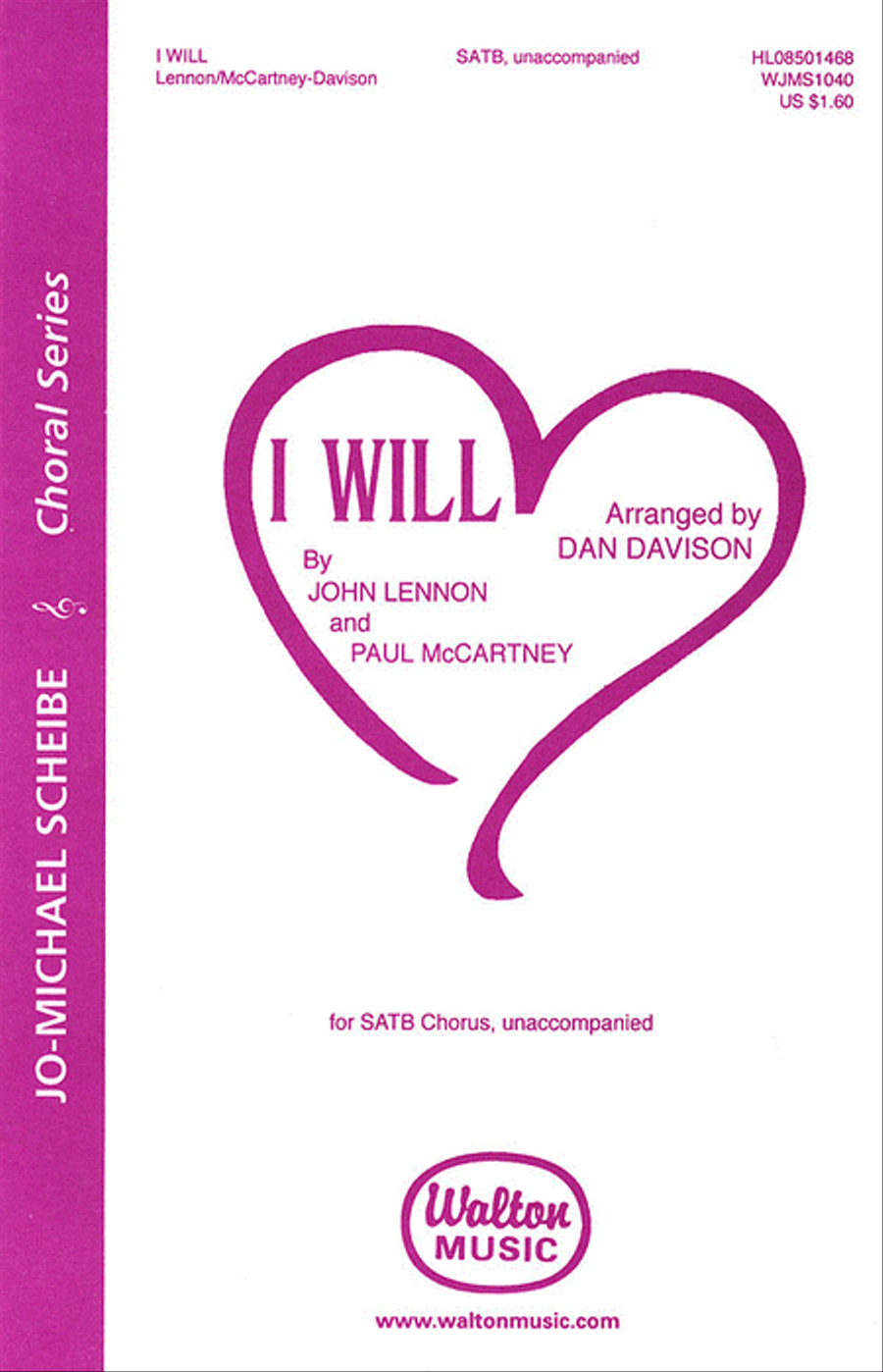 I WIll I WIll 4-Part scores gallery preview page 1