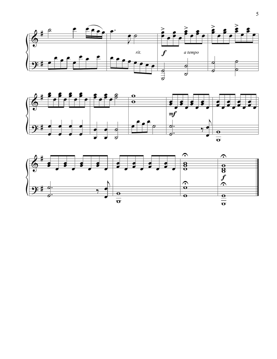 Contemplating Christmas with Piano: Advanced Intermediate Arrangements Piano Solo scores gallery preview page 5