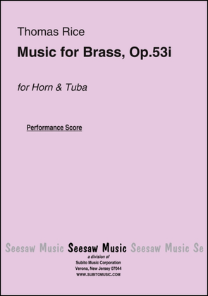 Music for Brass, Opus 53i