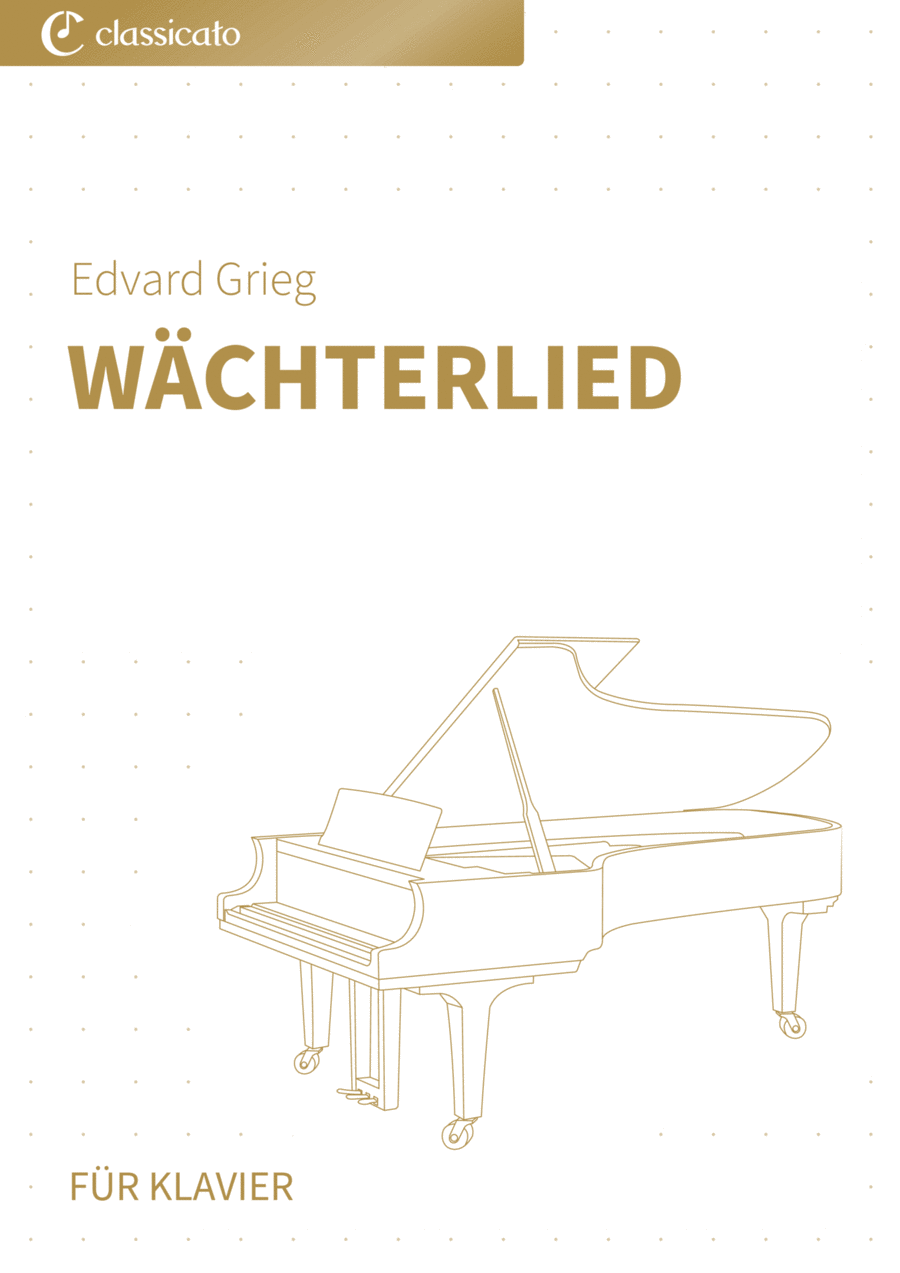 Wachterlied Piano scores gallery preview page 1