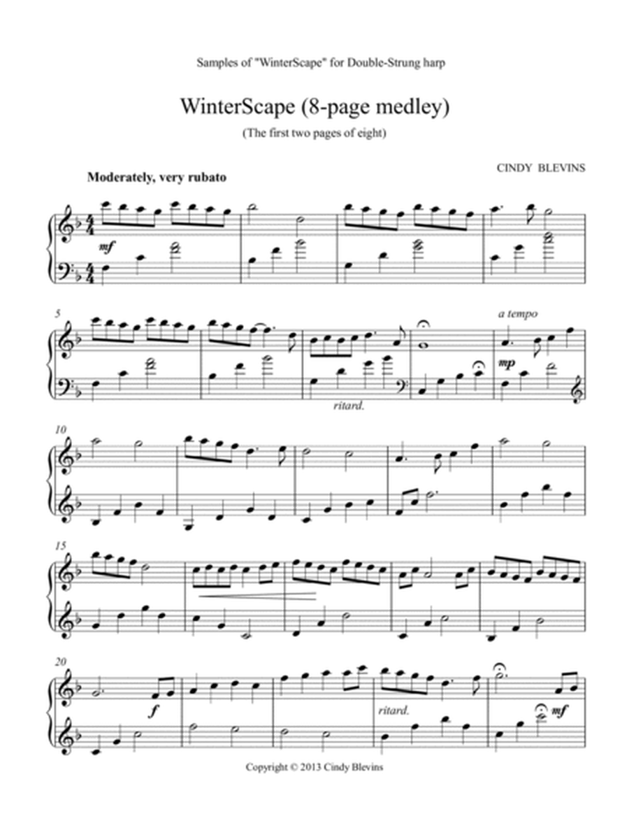 WinterScape, 16 arrangements for Double-Strung Harp image number null
