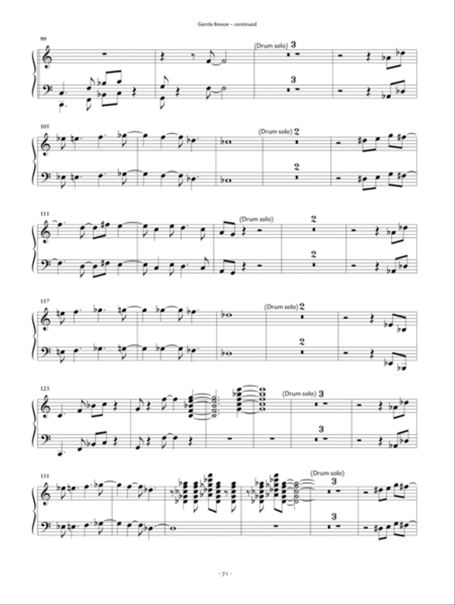 The Music of Clare Fischer Small Ensemble scores gallery preview page 19