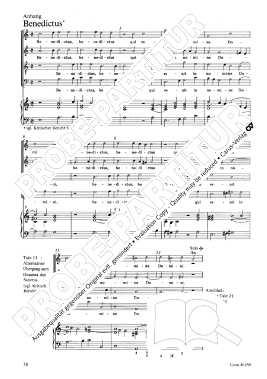 Messa breve SSATB scores gallery preview page 39