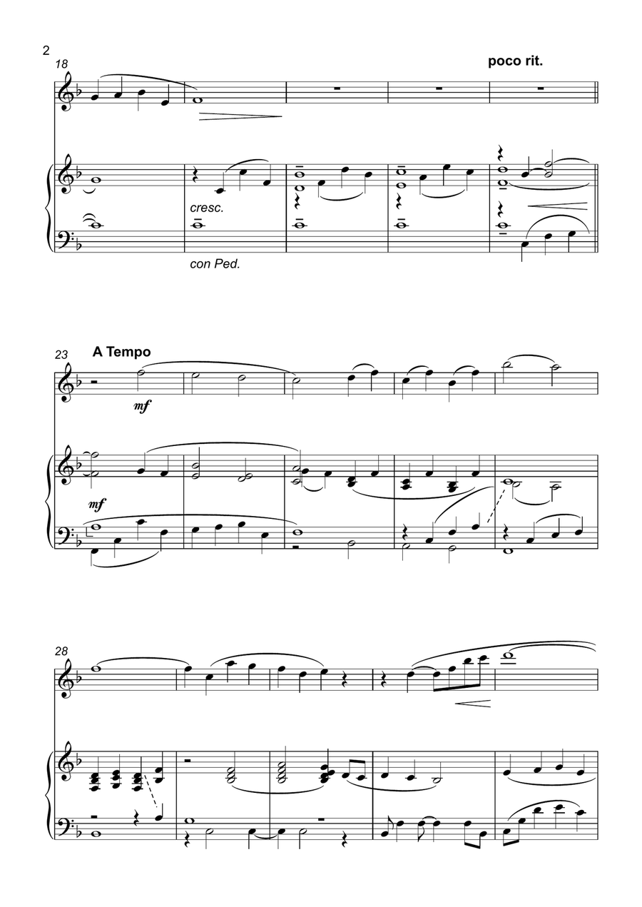 When A Child Is Born Violin Solo scores gallery preview page 2