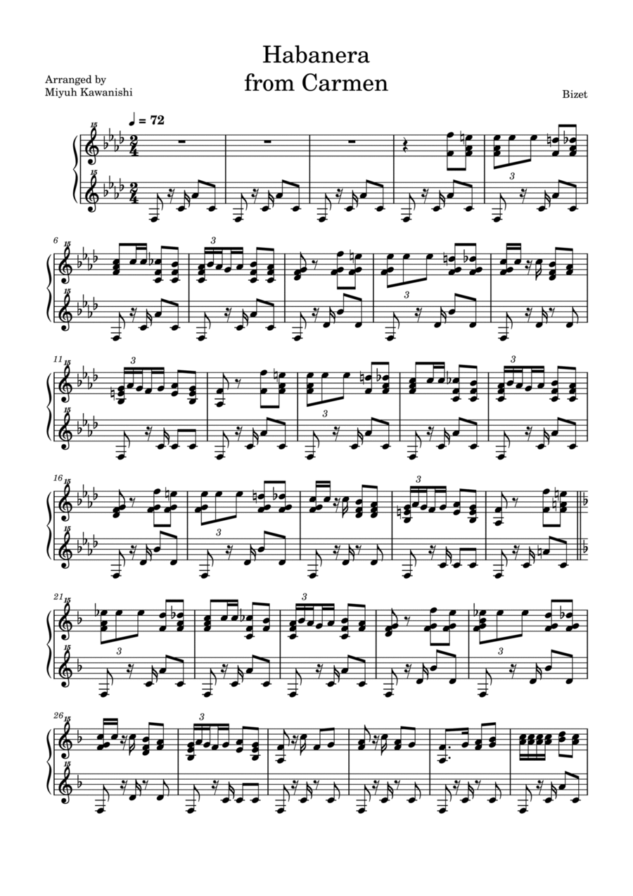 Habanera from 