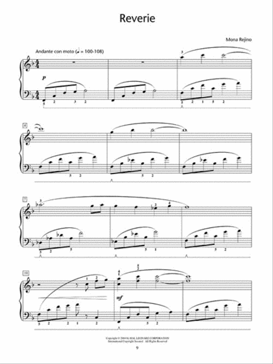 Portraits in Style Piano Method scores gallery preview page 5
