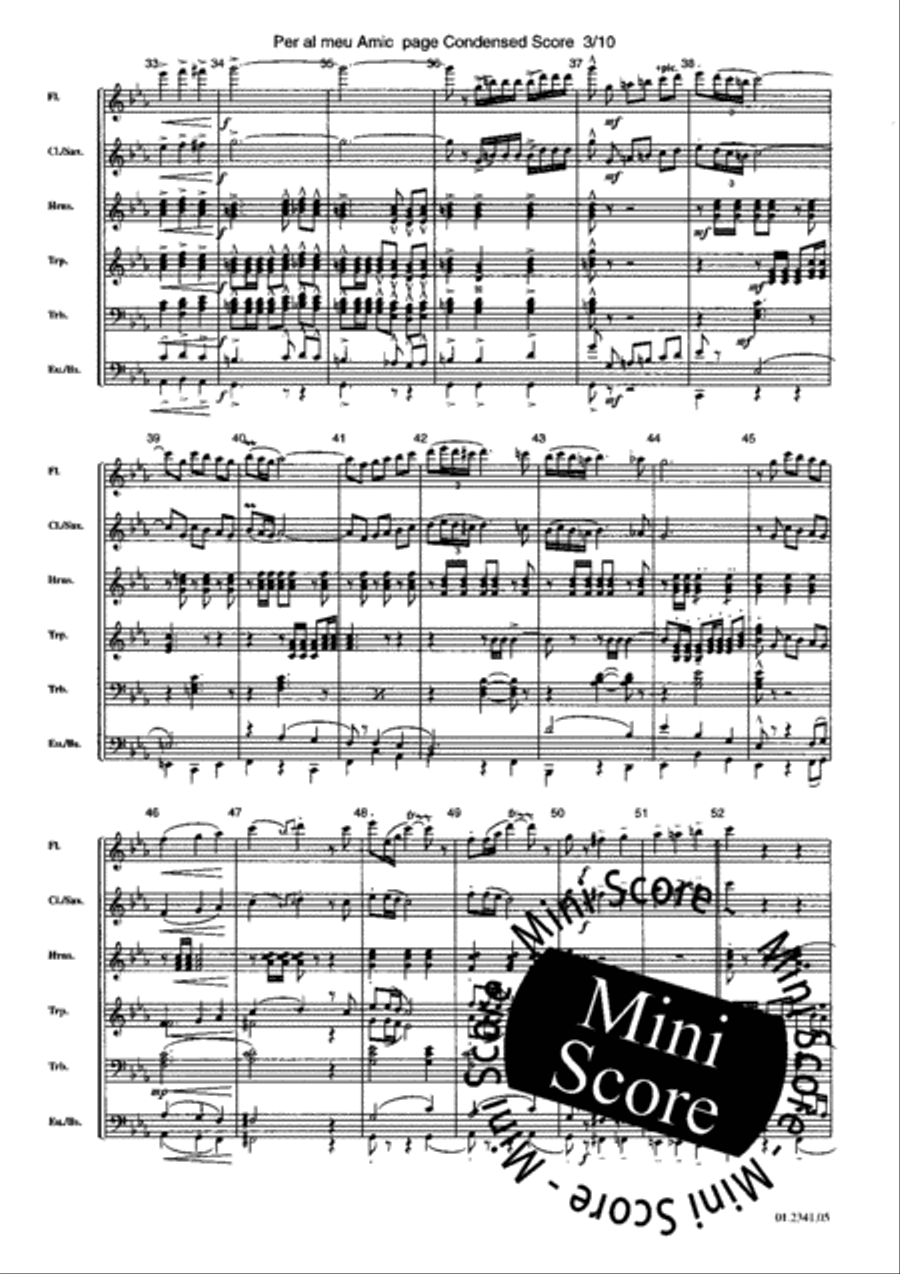 For My Friend Concert Band scores gallery preview page 27