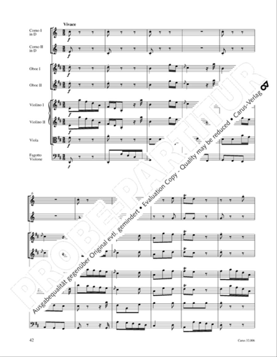 Gesamtausgabe Band 6 (Orchestermusik III: Sinfonien) Orchestra scores gallery preview page 59