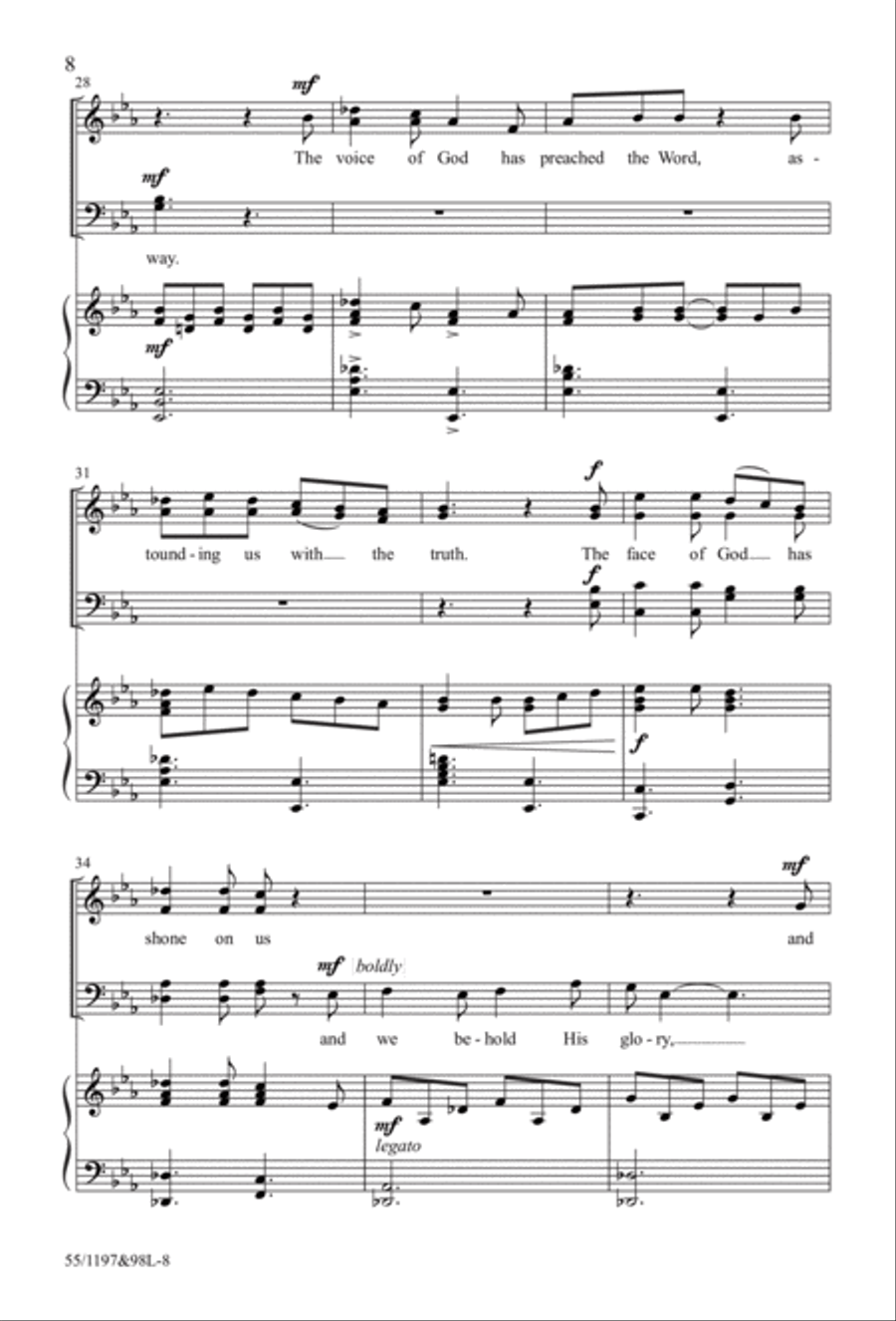 The Body of Christ 4-Part scores gallery preview page 5