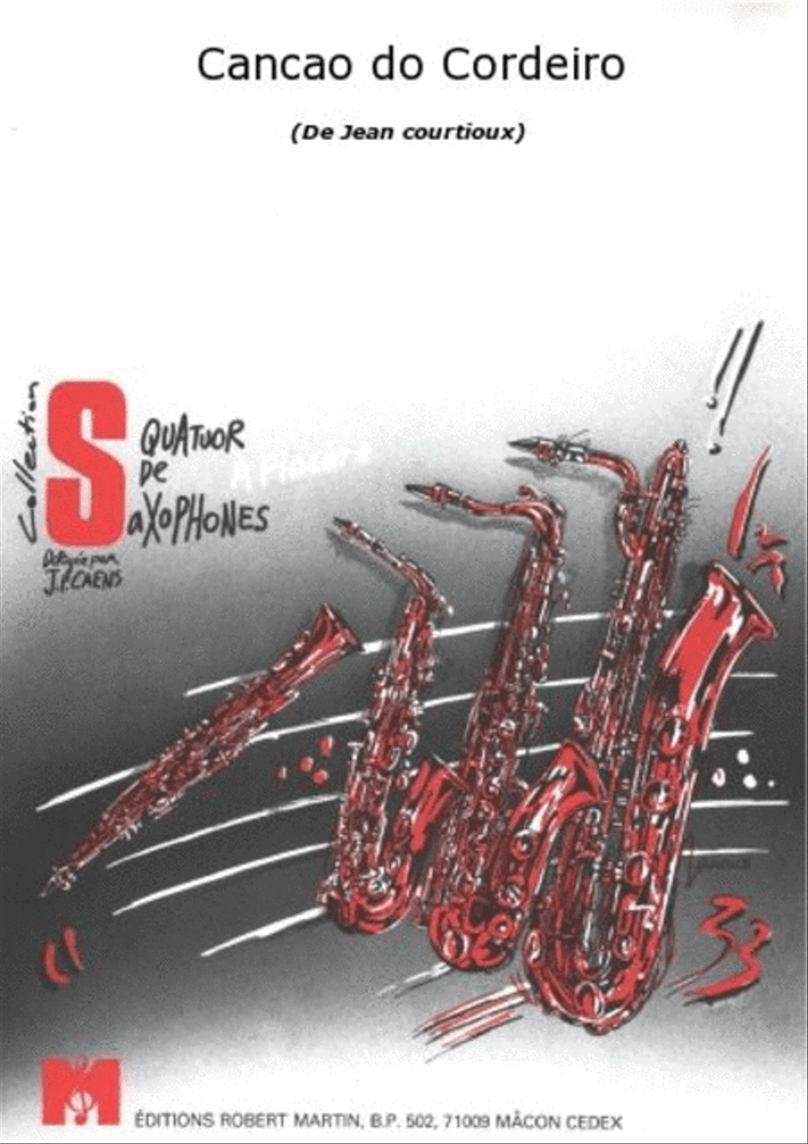 Cancao do cordeiro Saxophone Quartet scores gallery preview page 1