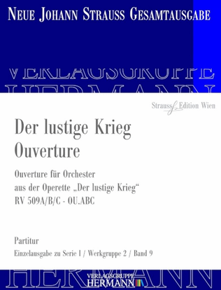 Book cover for Der lustige Krieg Ouverture RV 509A/B/C-OU