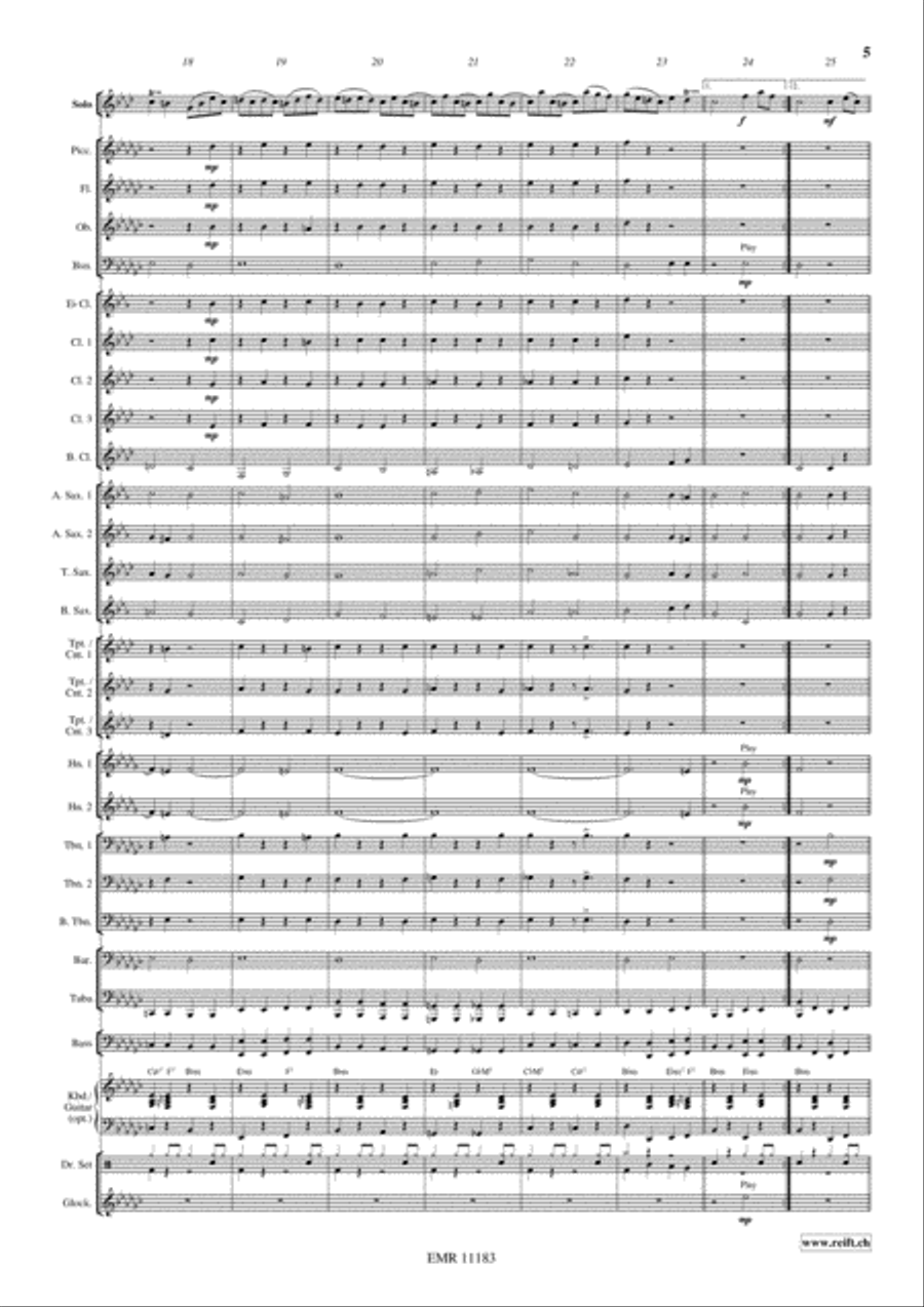 Badinerie Concert Band scores gallery preview page 6