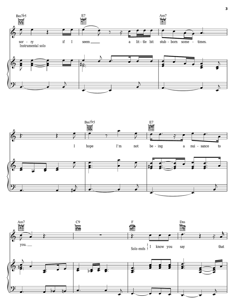 Nearer To You Nearer To You Piano, Vocal, Guitar scores gallery preview page 3