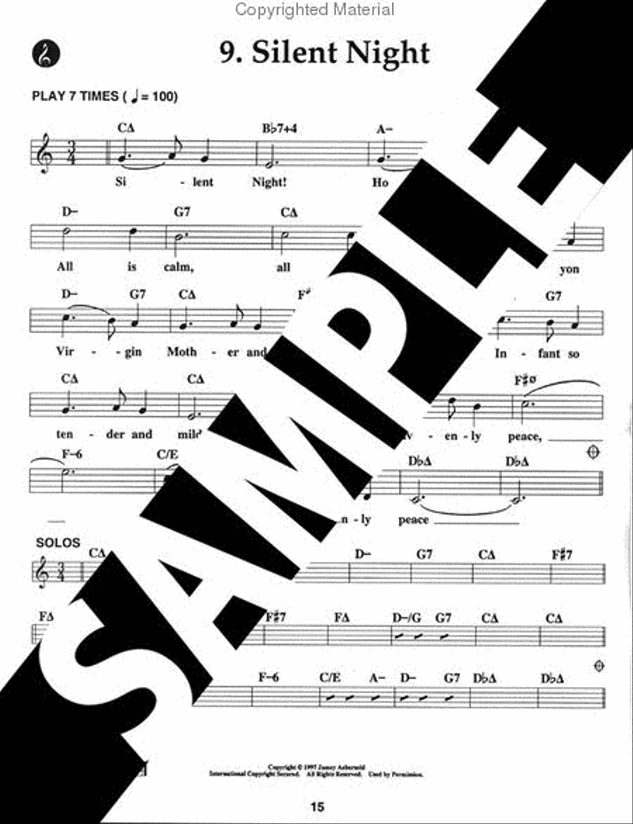 Volume 78 - Jazz Holiday Classics Voice scores gallery preview page 5