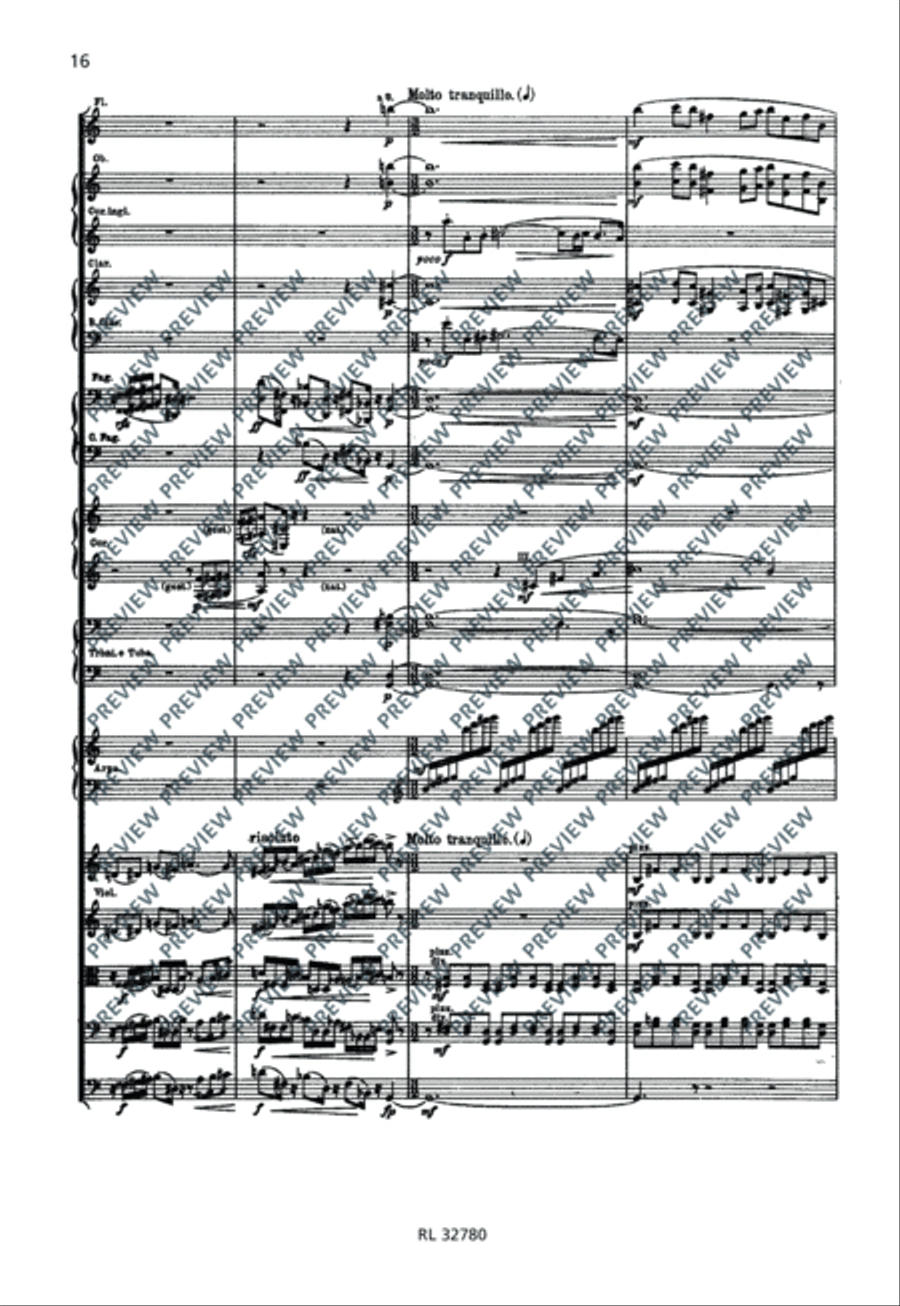 Pohjola's Daughter Orchestra scores gallery preview page 17