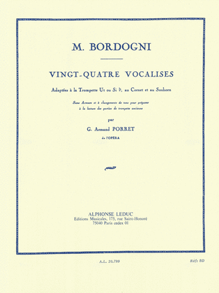 Book cover for 24 Vocalises
