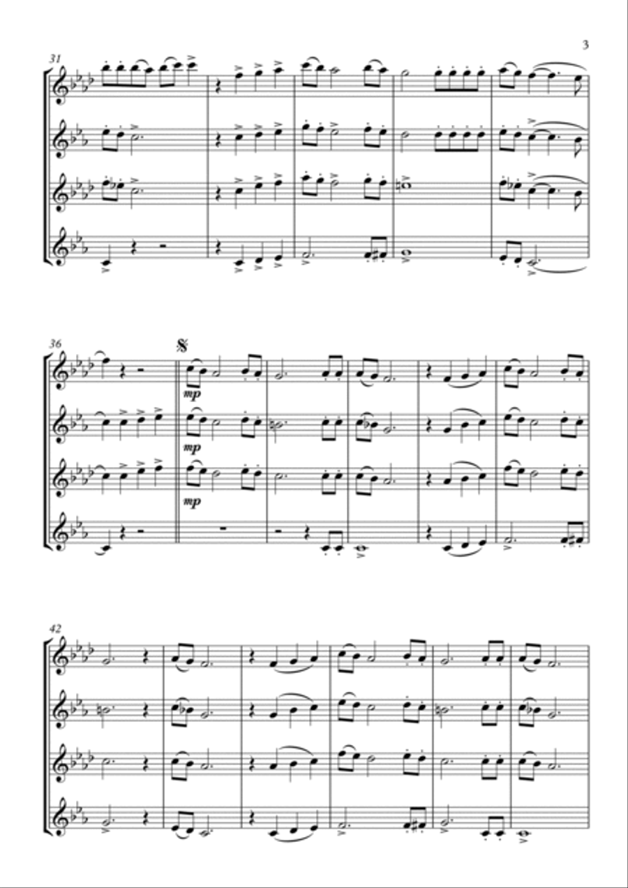 Industry Baby Woodwind Quartet scores gallery preview page 3