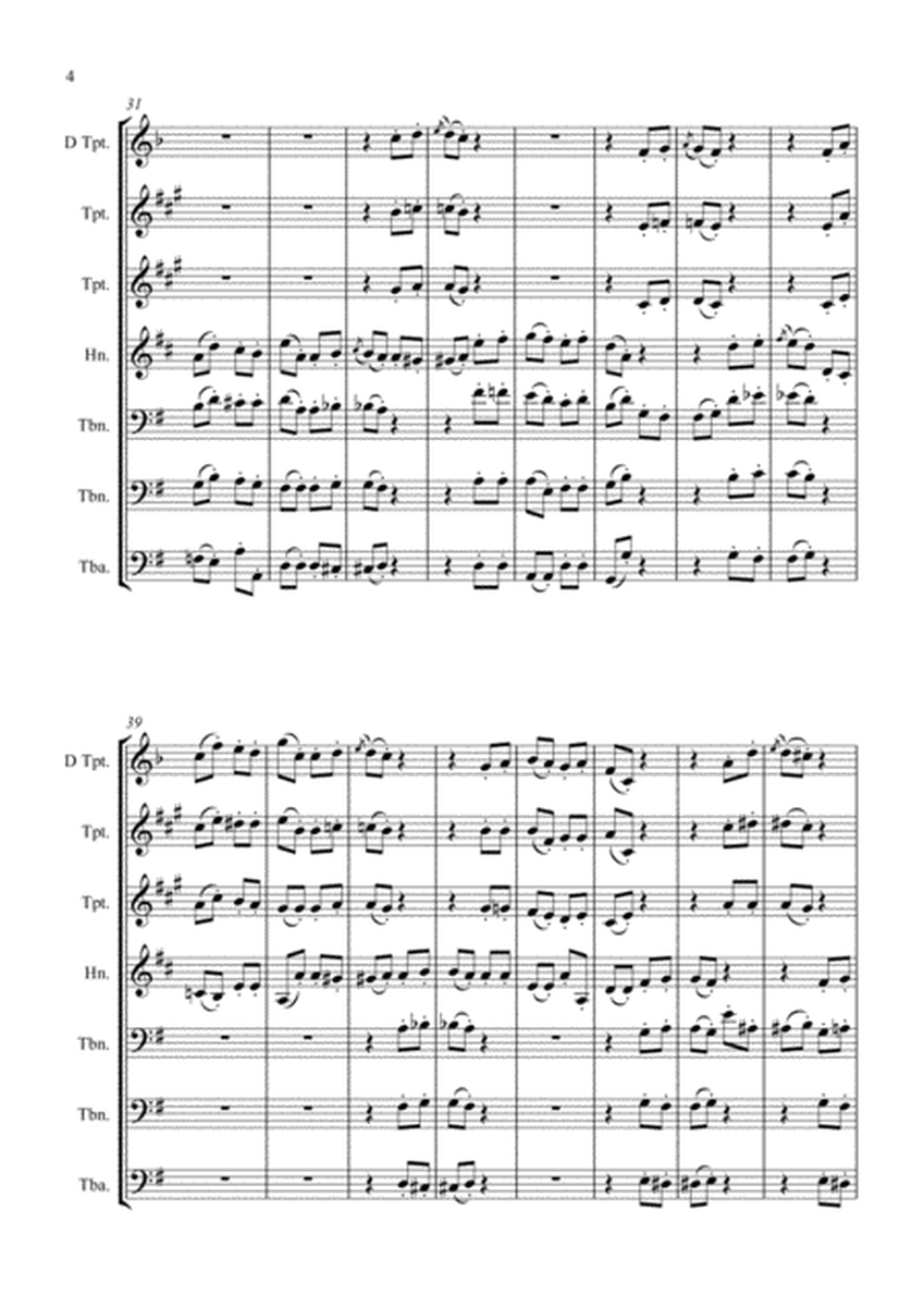 Les dragons d'alcala from Bizet's Carmen (Brass Septet)
