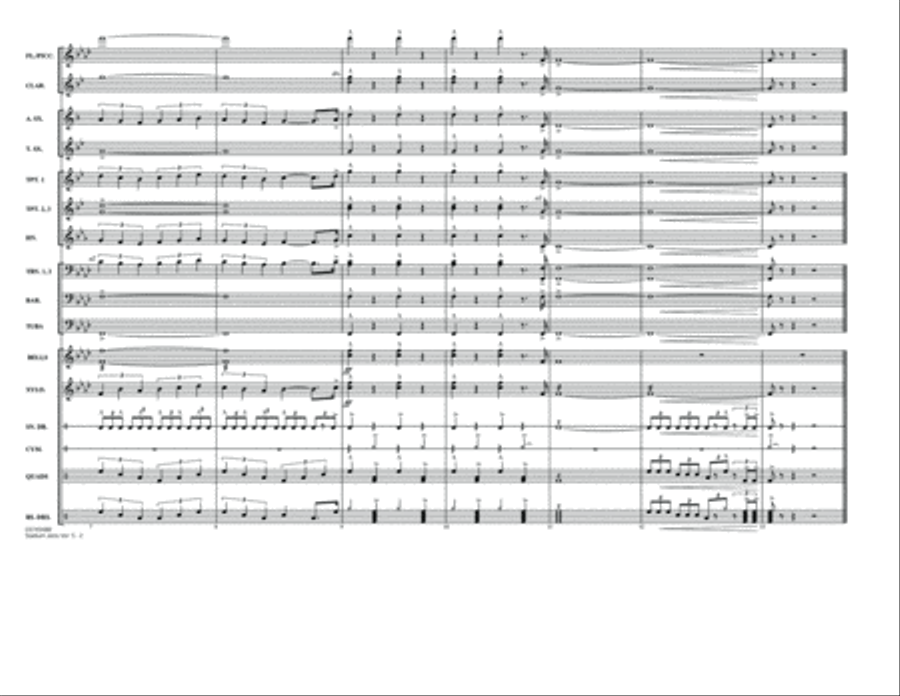 Stadium Jams: Vol. 5 - Full Score Marching Band scores gallery preview page 2