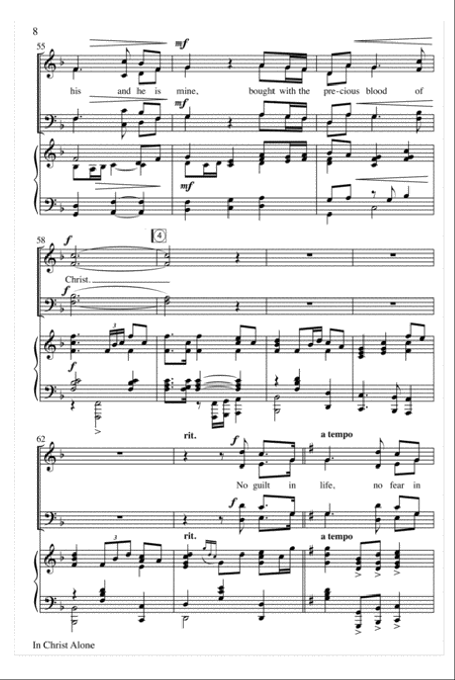 In Christ Alone In Christ Alone 4-Part scores gallery preview page 9