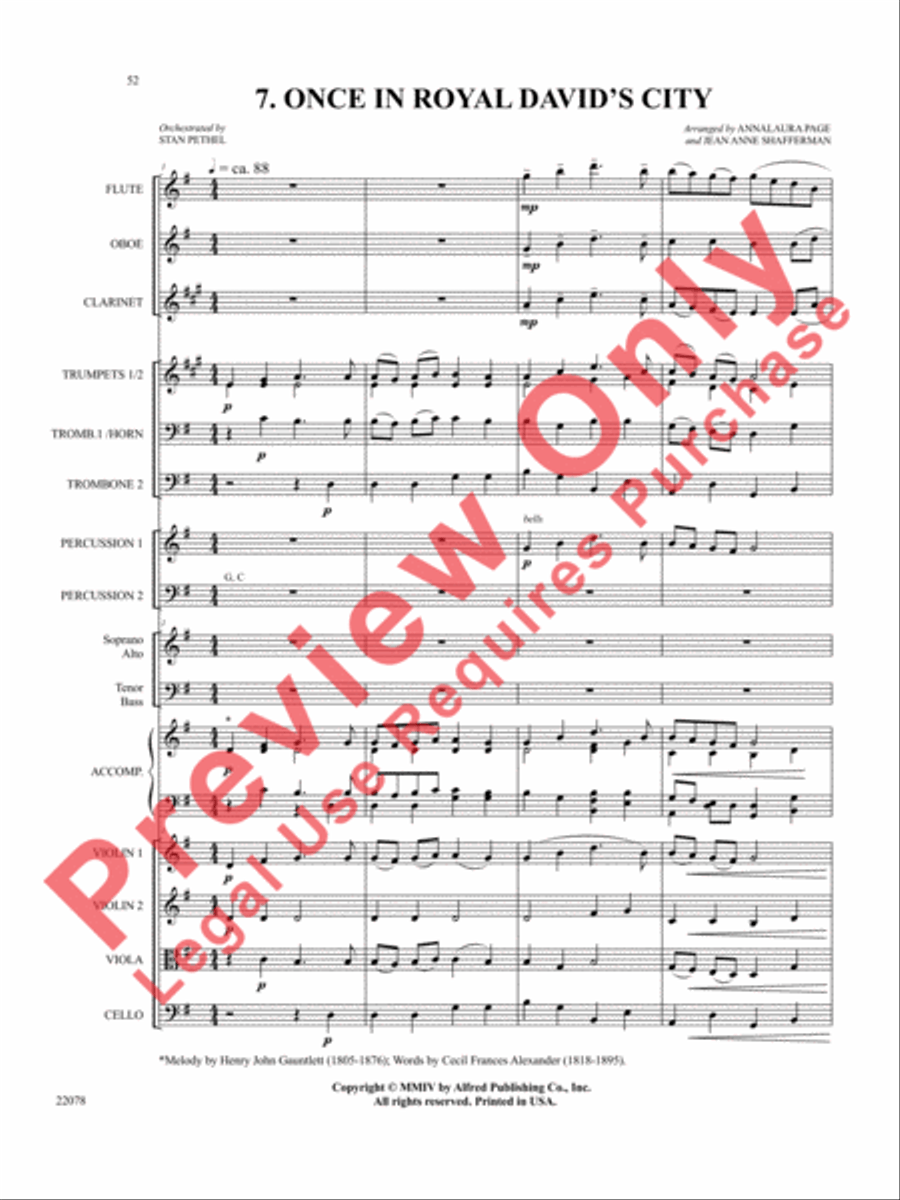 A Christmas Carol (Instrumental Parts) Choir scores gallery preview page 53