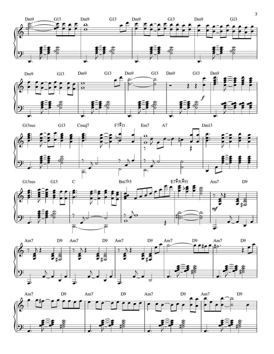 Lazy Afternoon [Jazz version] (arr. Brent Edstrom) Piano Solo scores gallery preview page 3