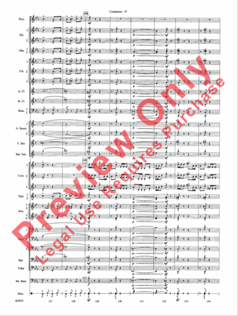 Bugler's Holiday Bugler's Holiday Concert Band scores gallery preview page 20