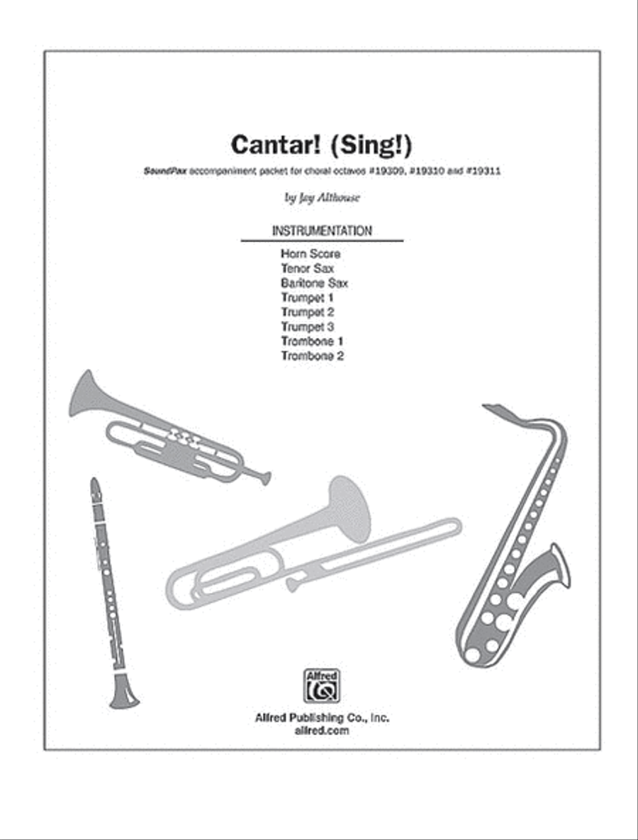 ¡Cantar! (Sing!) Choir scores gallery preview page 1