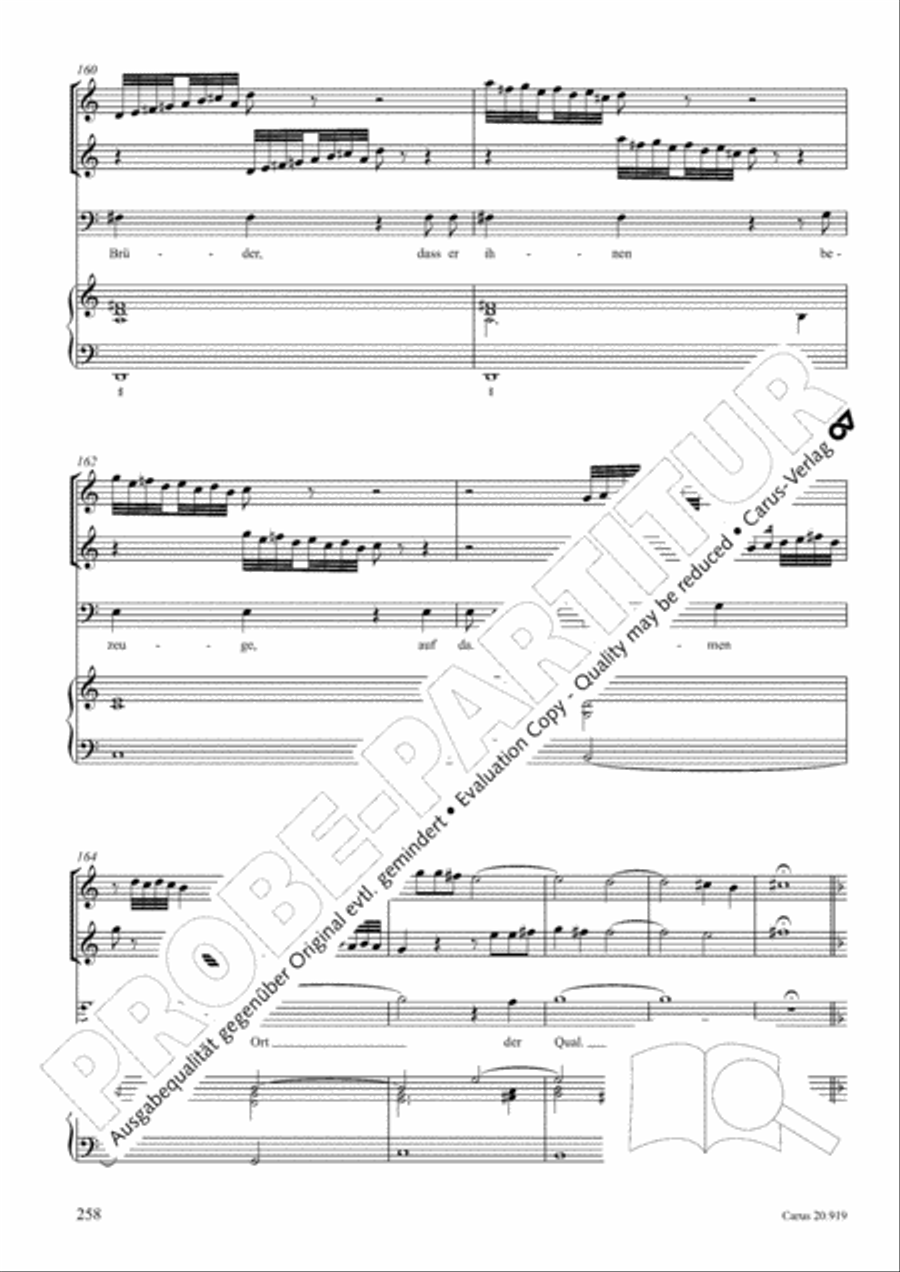 Opera varia I. Works with 1-7 parts (Complete edition, vol. 19) [Werke mit 1-7 obligaten Stimmen] Score scores gallery preview page 315