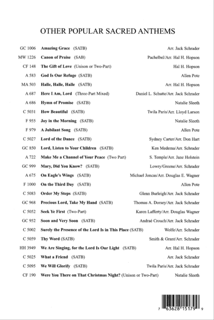 Shout for Joy, Loud and Long Choir scores gallery preview page 8