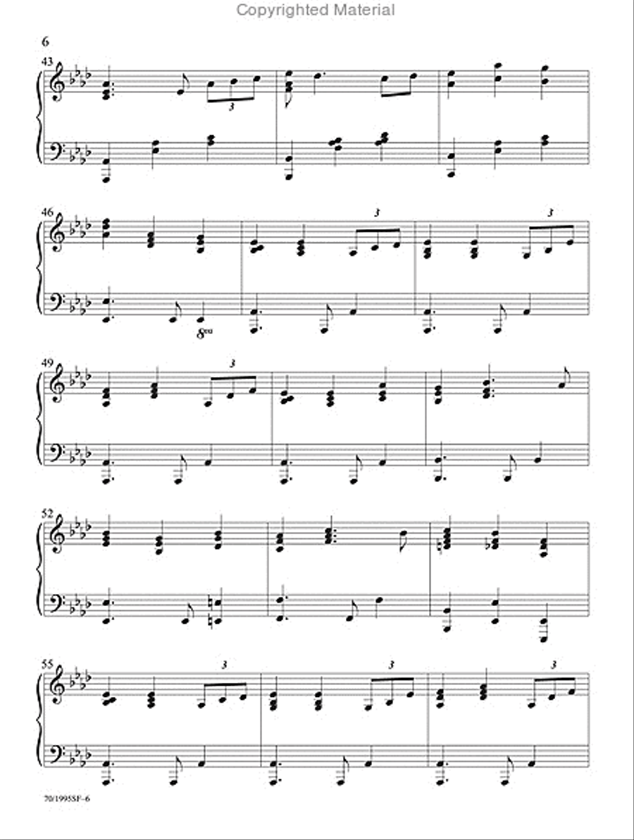 His Sacrifice His Sacrifice Piano Solo scores gallery preview page 6