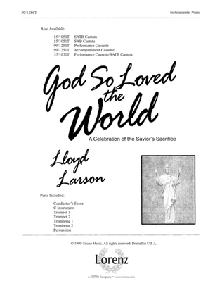 Book cover for God So Loved the World - Instrumental Score and Parts