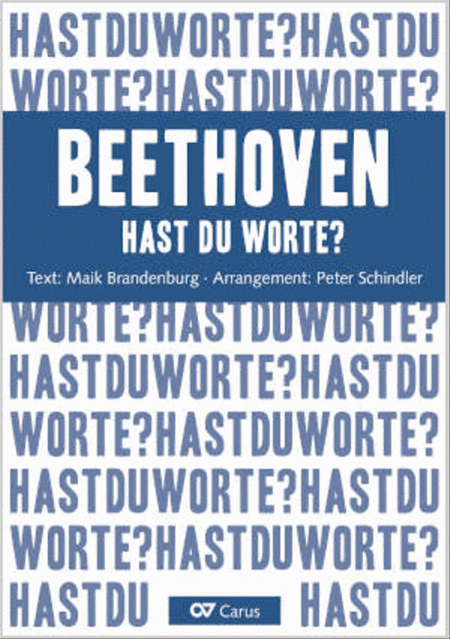 Peter Schindler: Hast du Worte? - Beethoven Choir scores gallery preview page 1