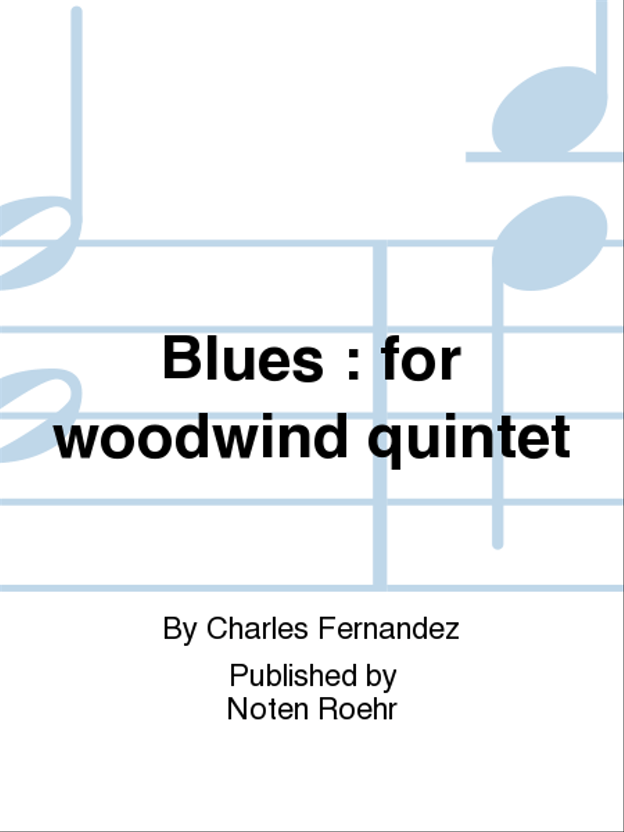 Blues Woodwind Quintet scores gallery preview page 1