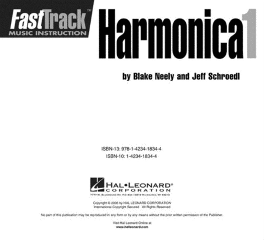 FastTrack Mini Harmonica Method Book 1 Harmonica scores gallery preview page 4