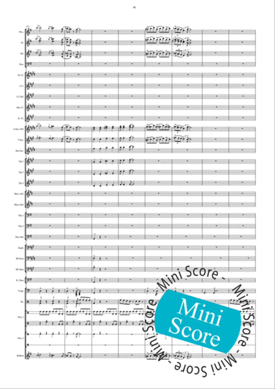 Car Concert Band scores gallery preview page 44