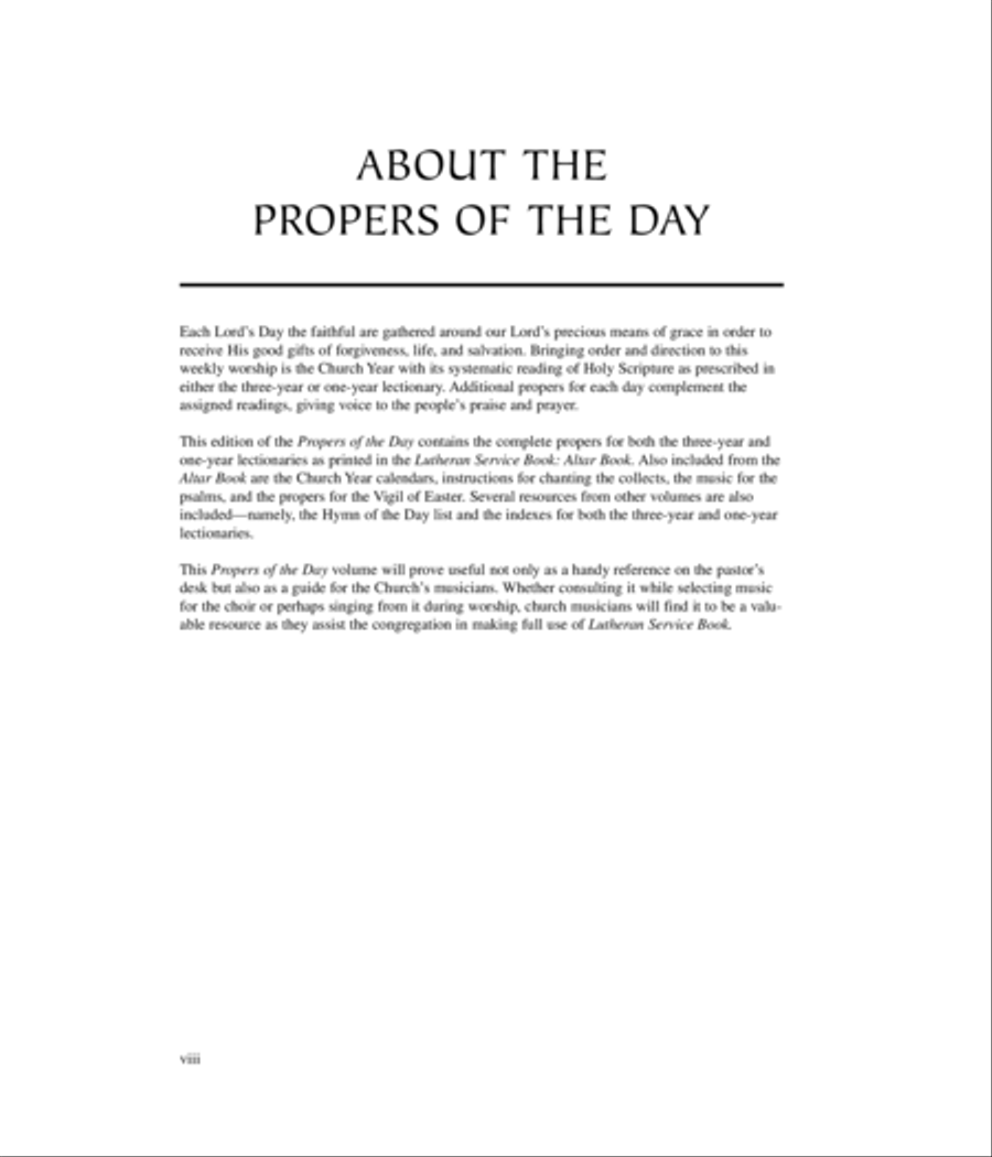 Lutheran Service Book: Propers of the Day Choir scores gallery preview page 5