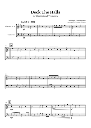 Deck The Halls (Clarinet and Trombone) | Christmas Carol
